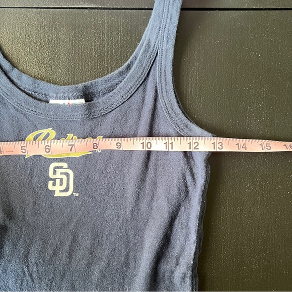 San Diego Padres MLB Genuine Merchandise Women's Blue Tank Top-Size Small - Picture 6 of 7